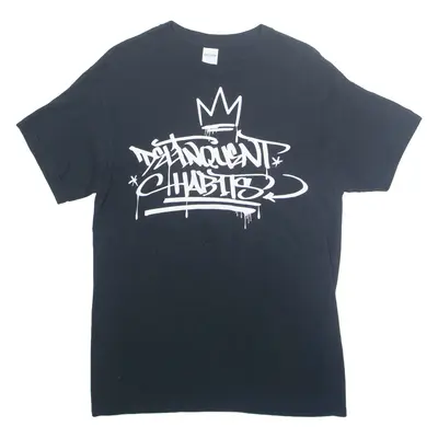 GILDAN Mens T-Shirt Black M