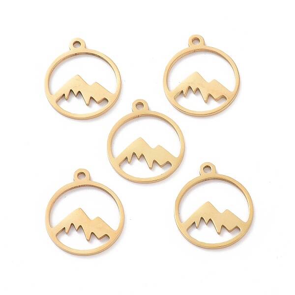 201 Stainless Steel Laser Cut Pendants