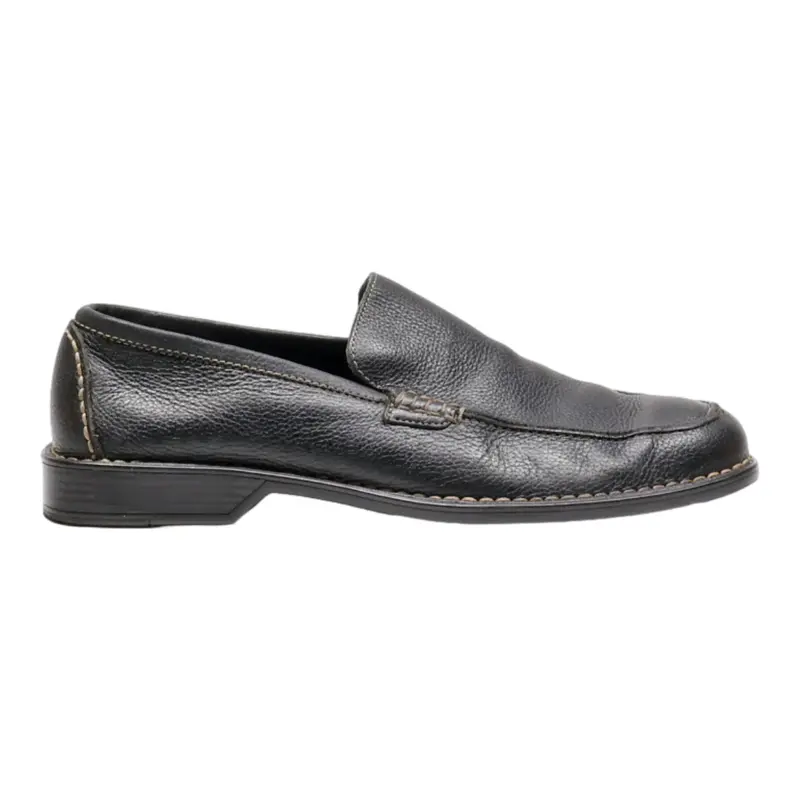 ROCKPORT Loafer Shoes Black Leather Mens UK 9.5