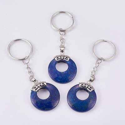 Natural Lapis Lazuli Keychain