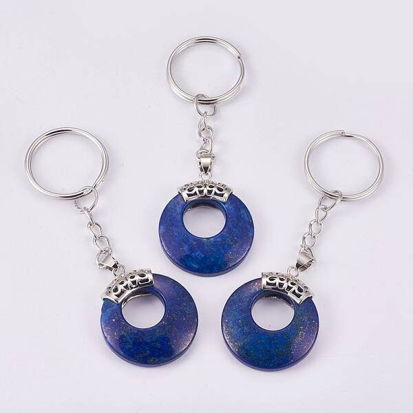 Natural Lapis Lazuli Keychain