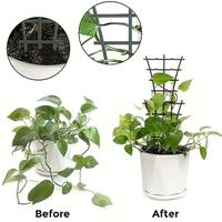 Plant Climbing Trellis, 6 Counts/set Stackable Plant Climbing Support, Garden Supplies for Indoor Outdoor Potted Plant, Hydro...