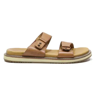 KEEN Strappy Sandals Brown Leather Womens UK 4
