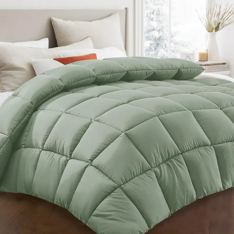 【Fall Deals For You】{N}WeCharmer Comforter - Down Alternative Bed Comforters for All Season - Machine Washable Duvet Puff...