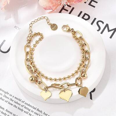 304 Stainless Steel Multi-Strand Bracelets