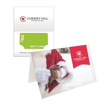 100 Customized Greeting Gift Card Holder Printed Full Color - ...