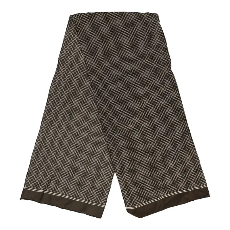 Unbranded Polka Dot Scarf - No Size Brown Polyester