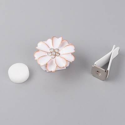 Zinc Alloy with Rhinestones Car Perfume Decoration Set