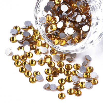 Glass Rhinestone Flat Back Cabochons