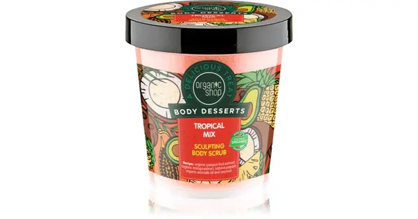 Organic Shop Desserts Tropical Mix slimming body scrub 450 ml