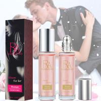 Unisex Pheromone Rollerball Perfume 10ml, Long Lasting Seductive Scent for Dating, Travel, Mood Enhancer Oil, Romantic Gift S...