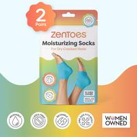 Moisturizing Gel Heel Socks - Fuzzy & Soft Fabric with Deep Hydrating Gel