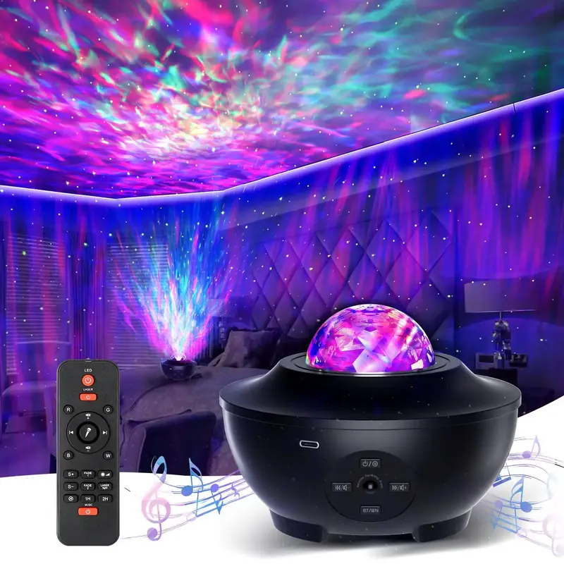 Galaxy Projector Star Projector, Bluetooth Speakers Night Light Timer Remote Control, Room Decor for Teen Girls/Led Lights fo...