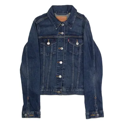 LEVI'S Womens Denim Jacket Blue S