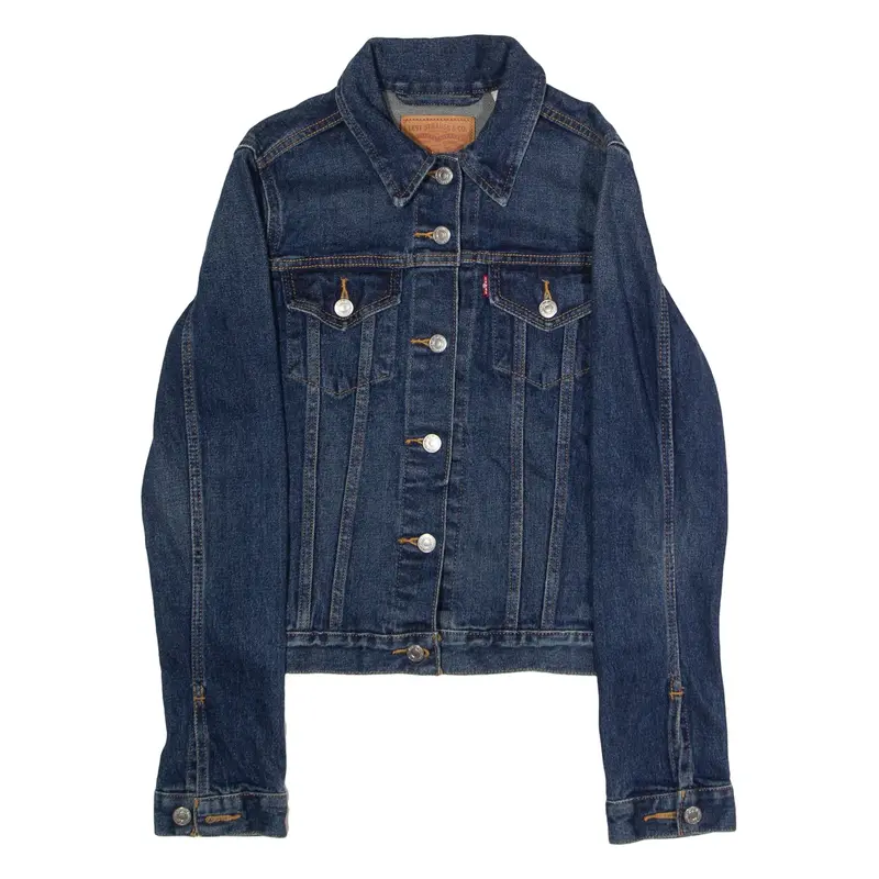 LEVI'S Womens Denim Jacket Blue S