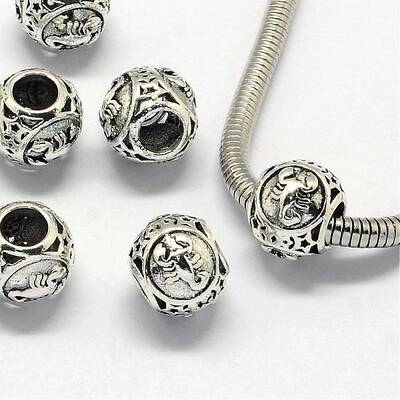 Alloy European Beads