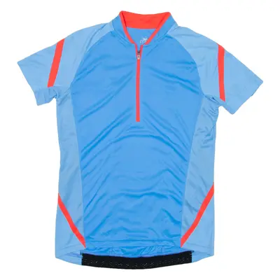 CRANE Cycling Womens Jersey Blue 1/2 Zip M