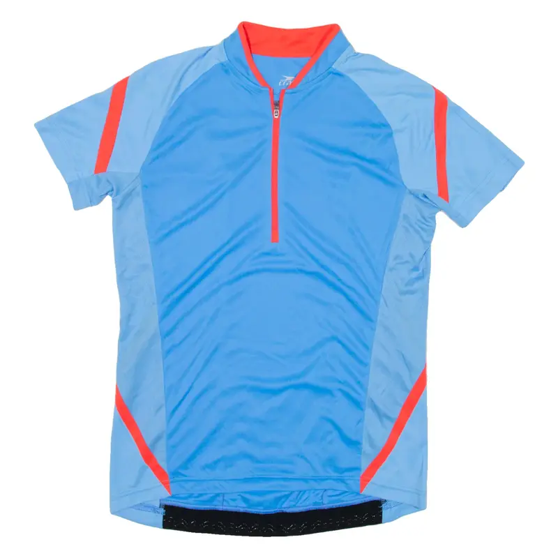 CRANE Cycling Womens Jersey Blue 1/2 Zip M