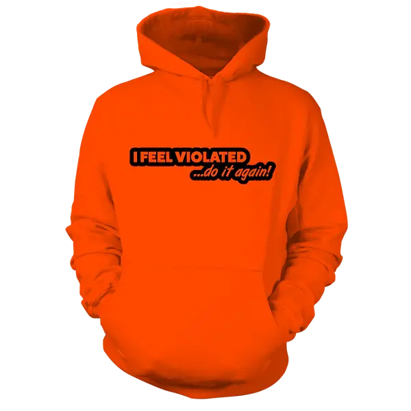 Violated - Safety Orange Hoodie