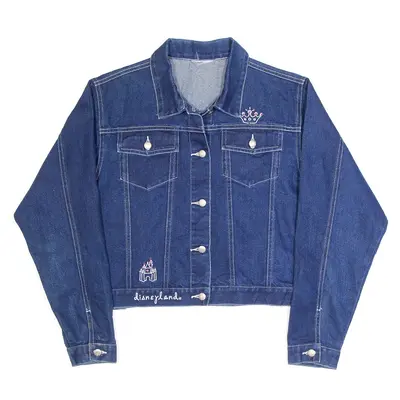 Disneyland Princess Blue Denim Jacket Girls M