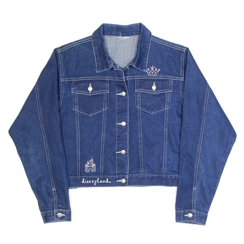 Disneyland Princess Blue Denim Jacket Girls M