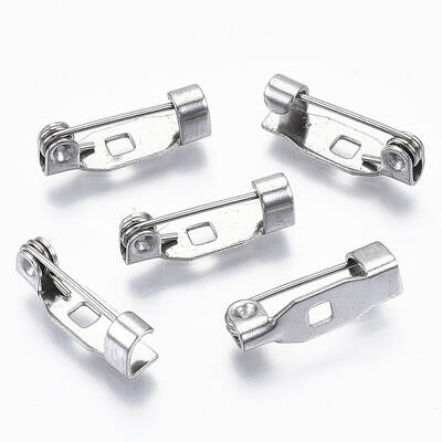 Non-Tarnish 304 Stainless Steel Pin Brooch Back Bar Findings
