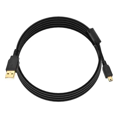 5448 Monoprice USB-A to Mini-B 2.0 Cable 5-Pin 28/24AWG Gold Plated Black 6ft