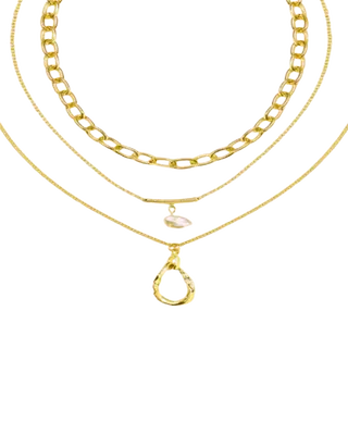 18K Gold Layered Necklace - Want To Know You Better