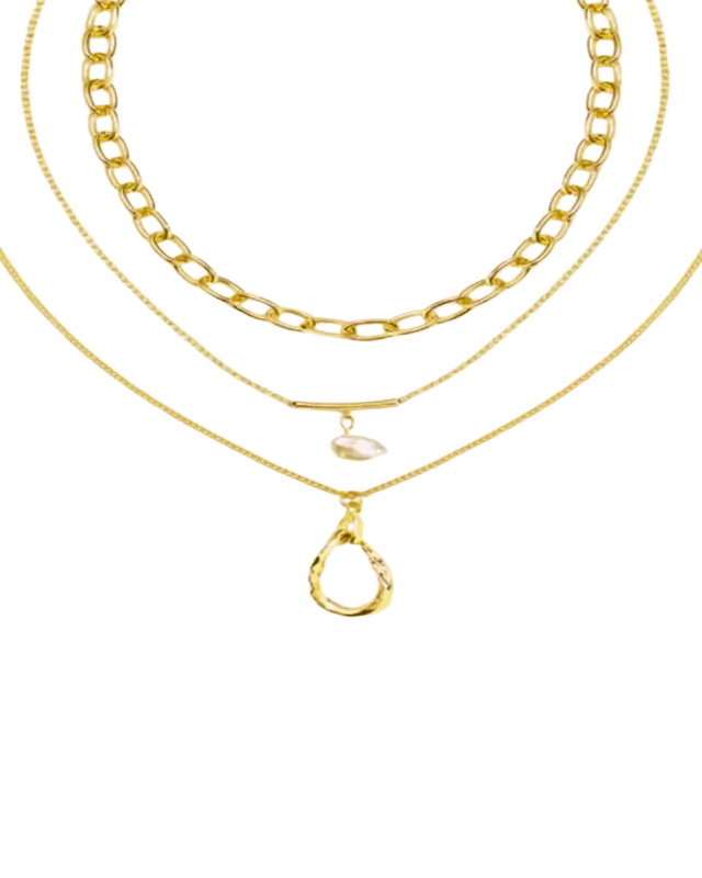 18K Gold Layered Necklace - Want To Know You Better