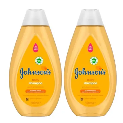 Johnson Baby Shampoo Pack of 2 - Regular, 500 ml