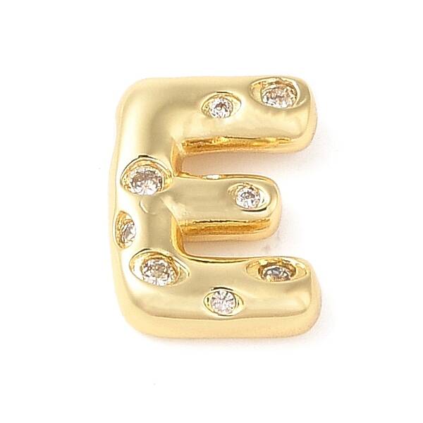 Brass Micro Pave Clear Cubic Zirconia Pendant