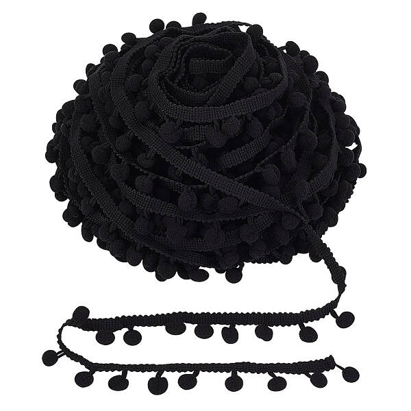 Nylon Pom Pom Ball Tassel Lace Ribbon