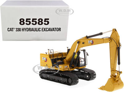 Cat Caterpillar 330 Hydraulic Excavator Next Generation with Operator High Line Series 1/50 Diecast Model by Diecast Masters