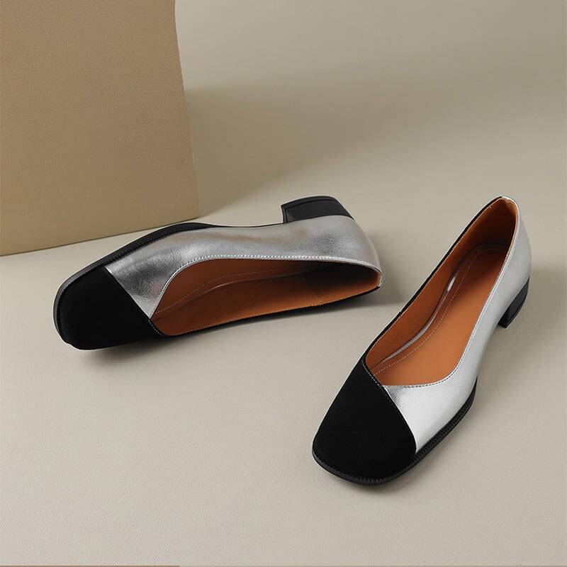CHIKO Sienna Square Toe Block Heels Pumps Shoes