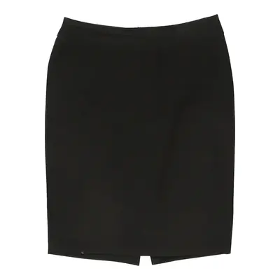 Armani Mini Pencil Skirt - 33W UK 14 Black Polyester | Size: UK 14