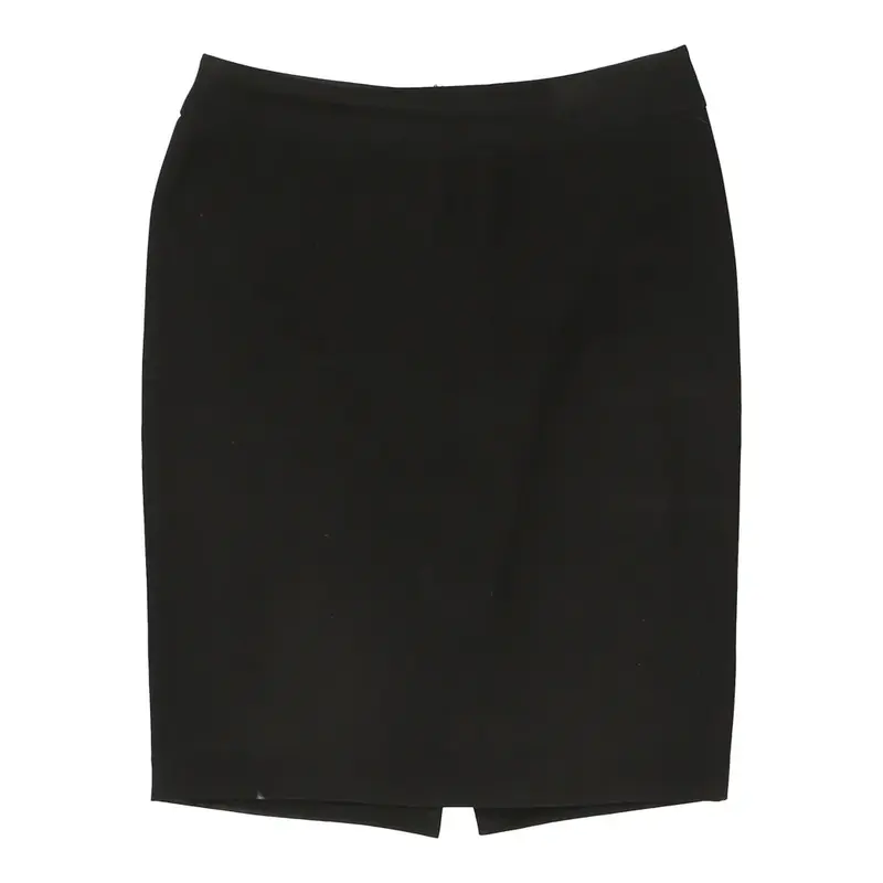 Armani Mini Pencil Skirt - 33W UK 14 Black Polyester | Size: UK 14