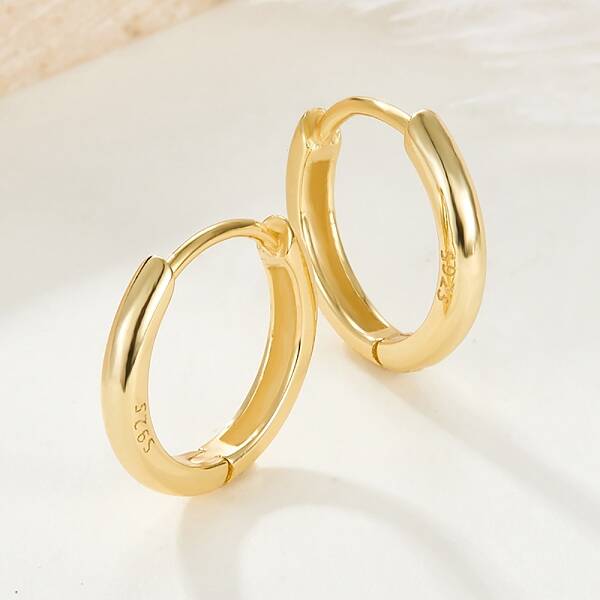 925 Sterling Silver Hoop Earrings for Women
