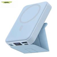 Power Bank,Magnetic Power Bank,10000mAh Wireless Portable Charger,22.5W Fast Charging Battery Pack with Foldable Stand,USB-C ...