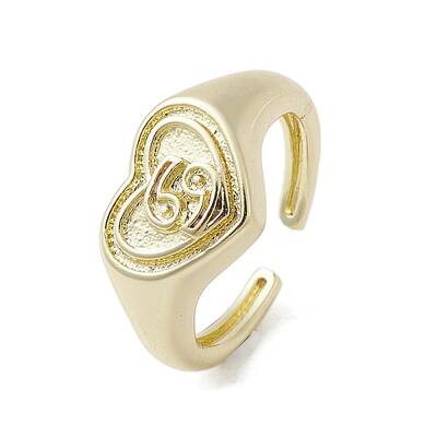 Brass Adjustable Open Rings