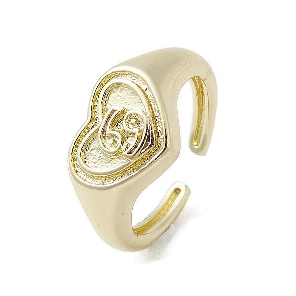 Brass Adjustable Open Rings