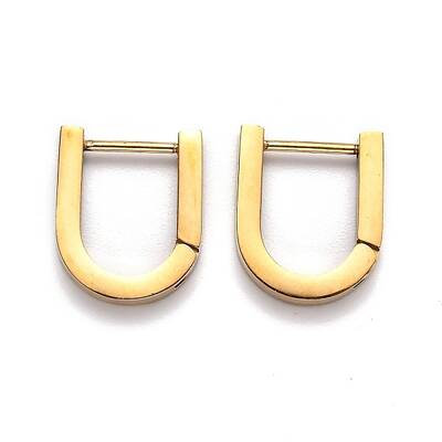 304 Stainless Steel Huggie Hoop Earrings
