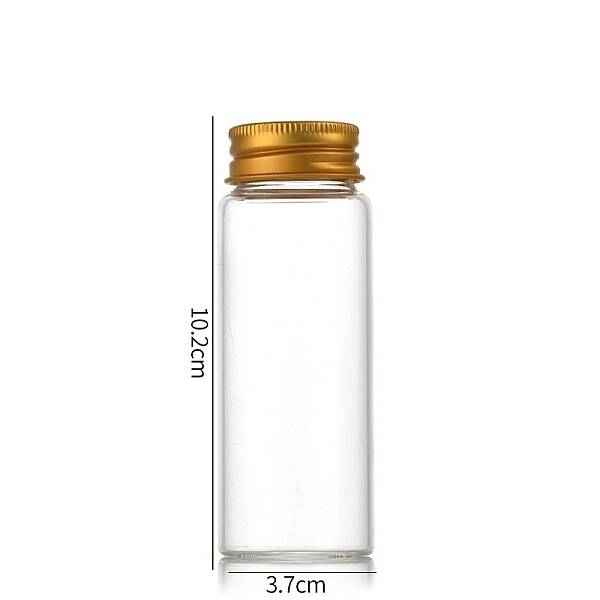 Clear Glass Bottles Bead Containers