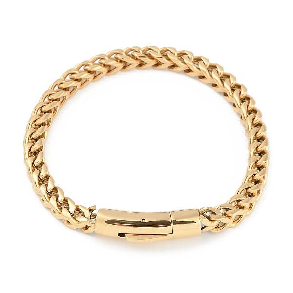 304 Stainless Steel Wheat Chain Bracelets