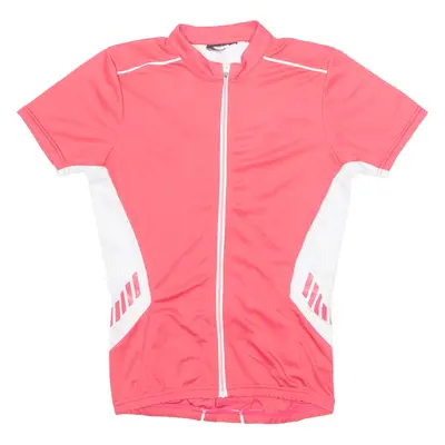 RACER Cycling Womens Jersey Pink High Neck M