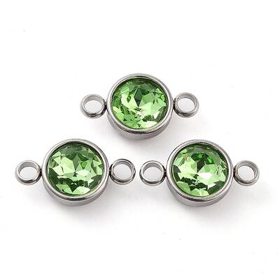 Glass Connector Charms