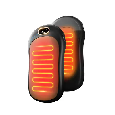 Hand Warmers Rechargeable, 2 Pack Electric Reusable Hand Warmer, 17 Hrs Warmth Dual, 3 Levels Heat Up to 140℉, Portable Han...