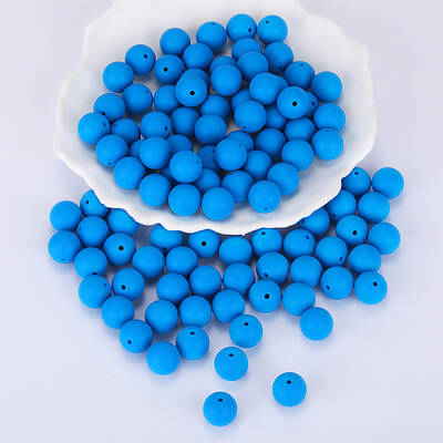 Round Silicone Focal Beads