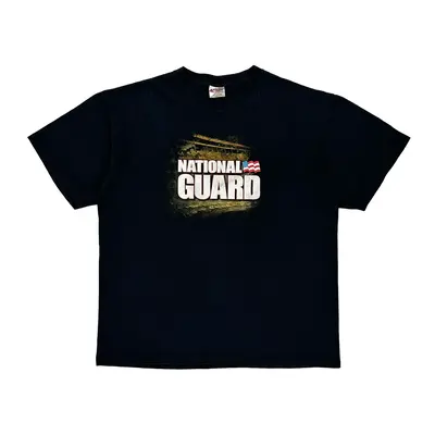 National Guard Chase Authentics Nascar T-Shirt - XL Black Cotton
