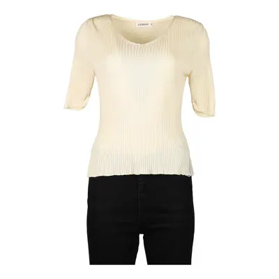 Iceberg Top - Large Cream Cotton Blend