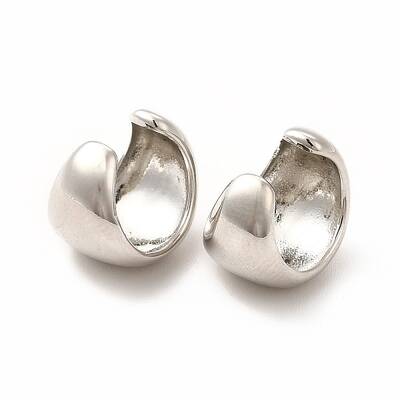 Rack Plating Brass Cuff Earrings for Women